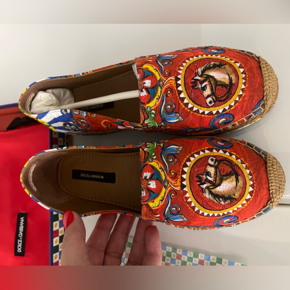 DOLCE & GABBANA printed espadrilles